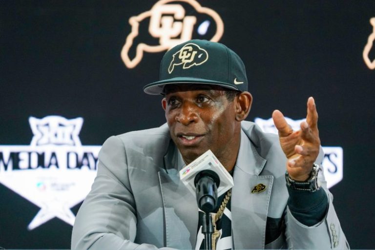Deion Sanders says he found inspiration at homeless camp in LA