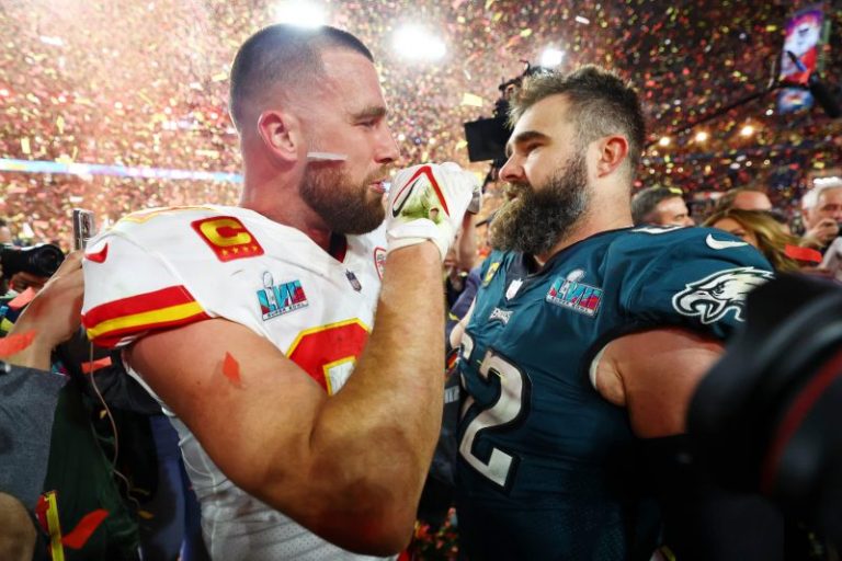 Kelce brothers’ podcast offers antidote to toxic masculinity