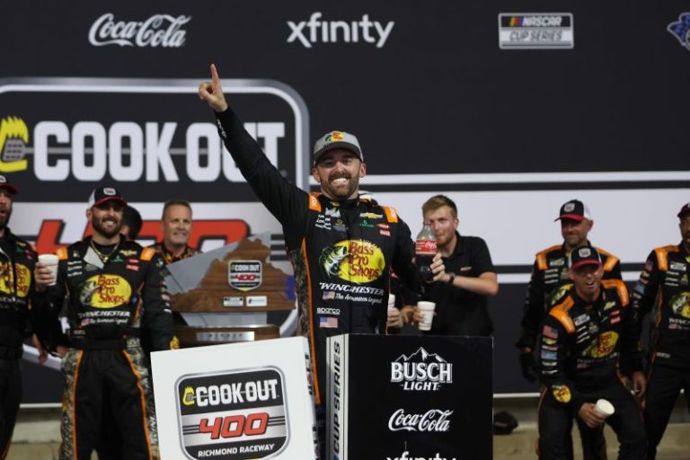 Redemption: Dillon wins NASCAR race at Richmond to clinch playoff spot