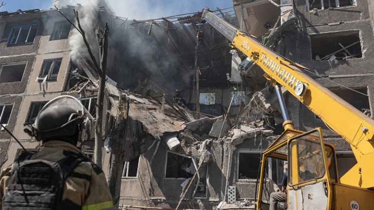 Russia launches largest attack on Ukraine this month following Trump’s meetings with Putin, Zelenskyy