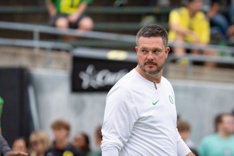 Oregon football coach Dan Lanning speaks on Charlie Kirk’s death