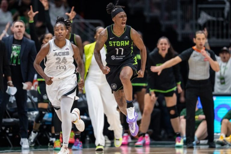 WNBA playoff winners, losers: Seattle storms back, Fever fans ejected