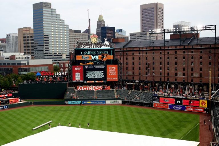 Why Rams are using Baltimore baseball stadium as practice facility