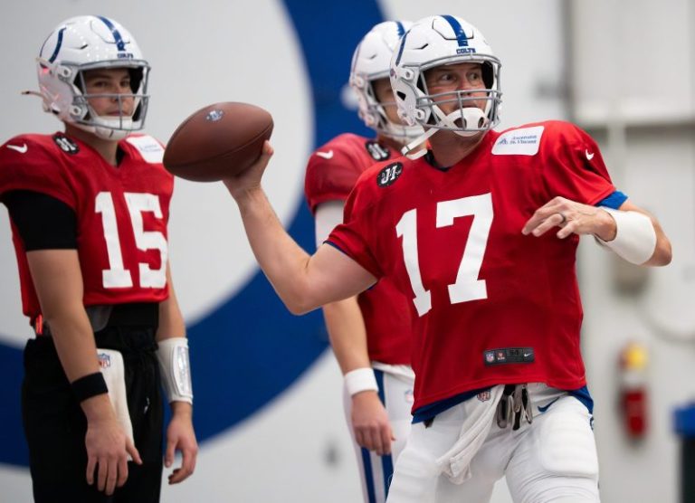 Colts QB Daniel Jones wears No. 17. So does Philip Rivers. How’s that?