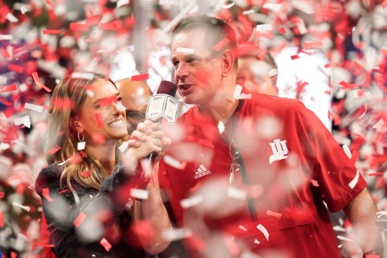 Curt Cignetti ‘thinking about cracking open a beer’ after Indiana win